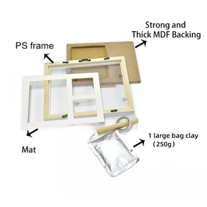 Impresora manual de arcilla para bebés, Kit de <span class=keywords><strong>huella</strong></span> de bebé con memoria para recién nacidos, venta al por mayor - Product Image 6