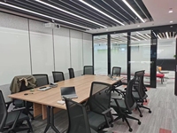 Cloison de séparation pliable modulaire en verre émaillé magnétique inscriptible, insonorisante, pour bureau, extérieur et école