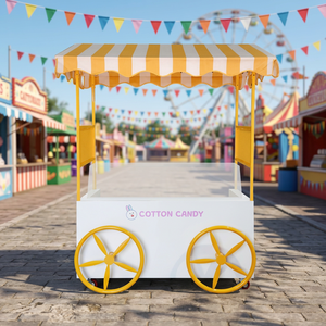 Carrito de helado portátil para máquina de algodón de azúcar - Product Image 2
