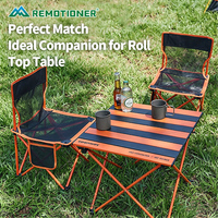 Ensemble table et chaise pliantes ultralégères portables avec logo personnalisé pour le camping, le pique-nique, la pêche