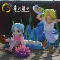 Présentoirs de lanternes personnalisés sur le thème de l'anime pour les occasions festives Halloween Noël Pâques Thanksgiving Événements du Nouvel An chinois