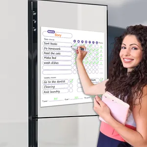 가장 인기있는 가정용 냉장고 마그네틱 월간 계획 주간 직업 계획 스트랩 액세서리