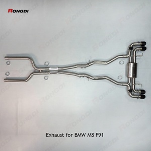 Sistema de Escape Catback de Alta Versatilidad en Acero Inoxidable SUS304 para BMW M8 F91 2019+ S63 4.4T, Mejora para Vehículos con Tecnología de Escape Superior - Product Image 5