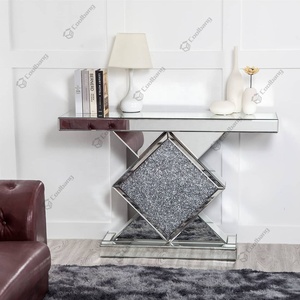 Bảng Điều Khiển Gương Thủy Tinh Màu Bạc OEM/ODM Với Kim Cương Nghiền - Product Image 2