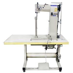 JL-8365 kalın yüksek sütun techcolumn 85017 deri dikiş makinesi sonrası yatak bileşik üçlü besleme endüstriyel dikiş makinesi - Product Image 2