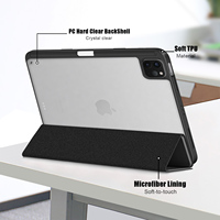 Étui pour iPad Air 11 pouces (M4/ M3/ M2) 2026/2025/ 2024 avec porte-stylet. Étui pour iPad Air 4/5, coque en TPU