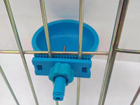 Cage pour élevage de lapin, 24 cellules/12 cellules, système d'arrosage automatique, cages à lapin, professionnelles, industrielles, pour mère et bébé