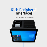 Mini Terminal POS de 11.6 Pulgadas, Sistema POS Portátil Android 16 con Impresora de 80mm