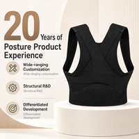 Correcteur de posture sportif pour femmes, compact, à double mécanisme en Y, thermocollé, sans couture, anti-courbure, soutien dorsal pour la gym, le fitness et le yoga