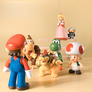Figurines PVC de personnages de jeux créatifs de la série Super <span class=keywords><strong>Mario</strong></span>, modèles de jouets <span class=keywords><strong>Mario</strong></span>, <span class=keywords><strong>Luigi</strong></span>, Yoshi, Dragon, jouets promotionnels en gros - Product Image 1