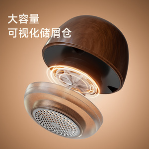 Removedor de pelusas de ropa, redondo, de acero inoxidable y material ABS, para el cuidado de la ropa - Product Image 4