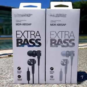 Audífonos Intrauditivos con <span class=keywords><strong>Cable</strong></span> y Micrófono de 3.5mm, Estéreo, para <span class=keywords><strong>Sony</strong></span> MDR-XB55AP, Ideales para Deporte, Precio de Mayoreo, Gran Venta 2026 - Product Image 1