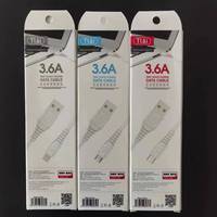 Boîte de vente au détail personnalisée avec logo de marque, câble Micro USB Lnc, chargeur rapide de données 5A, charge rapide, blindage tressé