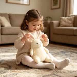 Peluche Coniglietto Carino Jellycat, Giocattoli Morbidi a Forma di Coniglio, Bambole di Peluche Perfette Come Regalo di Compleanno - Product Image 6
