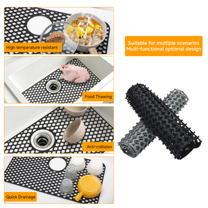 <span class=keywords><strong>Tapis</strong></span> de cuisine en silicone pour évier, anti-rayures, multifonctionnel, non poreux, antidérapant - Product Image 5