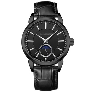 Montre à quartz pour homme de 41 mm, étanche 3 BAR, boîtier doré, légère (60 g), style décontracté et professionnel - Product Image 2