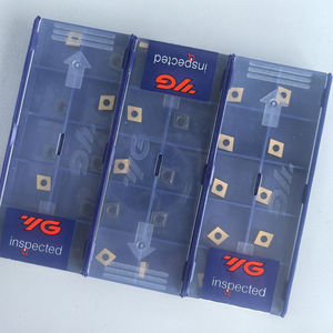 Insertos Cuadrados de Carburo CCMT060204-UG-YG3030 YG-1s con Recubrimiento CVD/PVD HRC45, Herramientas de Torneado y Fresado, 100% Carburo de Tungsteno Original - Product Image 6