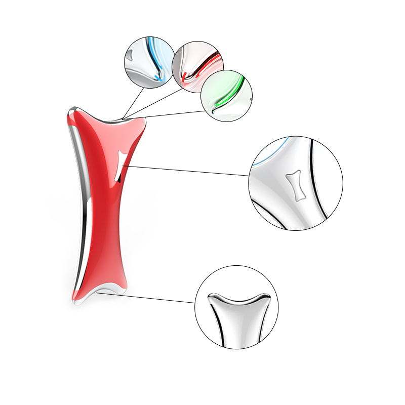 Multifunctional 7 In 1 Ems Face Massager Face Lifting Roller Massager Personal Health And Beauty Care Guasha Device 