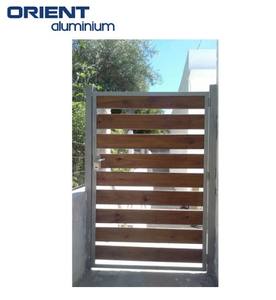 2020 nouveau design petit unique piétonnière en métal lame horizontale porte - Product Image 6