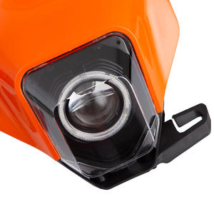 Phare de moto, adapté à la modification du phare LED « Ghost Face » Husqvarna, capot avant de moto tout-terrain - Product Image 2