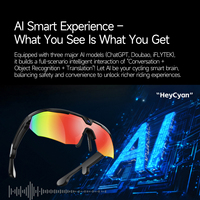 Lunettes de soleil intelligentes sportives W640, légères, étanches IP66, enregistrement vidéo 1200P, transfert Wifi, lunettes intelligentes d'extérieur avec caméra