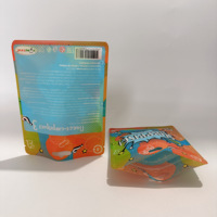 Pochettes d'emballage personnalisées à trois soudures latérales de qualité alimentaire pour cosmétiques, soins de la peau, masques faciaux et corporels, lotions, conception thermosoudée