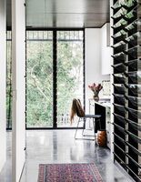 Fenêtre française avec persienne sur le côté Solutions extérieures Lame de persienne en verre standard Fenêtre extérieure