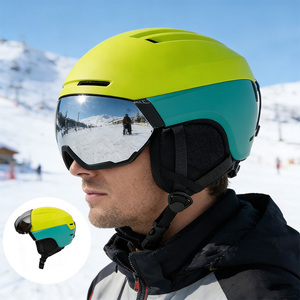 High-end CE EN1077 Ski Helmet With Stretch Visor Lens Integrated Shield Lightweight <strong>Snow</strong> Helmet for Professional Snowboarding - Product Image 1
