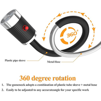 XUNDE led machine-outil lampe de travail IP67 étanche projecteur industriel 3W 6W 9W magnétique CNC lumière de travail
