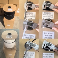 Accessoires de porte et de fenêtre de haute qualité, gris, appropriés, étanches, insonorisés, brosses, joints d'étanchéité pour profilés en aluminium