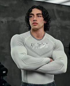 Camiseta Deportiva Unisex de <span class=keywords><strong>Batman</strong></span>, Manga Larga, Secado Rápido, Transpirable, Elástica, con Estampado de Puntos, Ajustada - Product Image 3