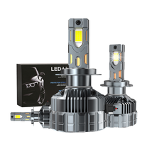 Ampoule de phare LED H7 180W 40000LM, kit d'éclairage automobile haute puissance, portée 1000m, durée de vie 50000H, 6500K, rétrofit/amélioration 12V, garantie 1 an