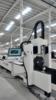 Cortadora de Tubos Láser de Fibra de Alta Velocidad CNC de 4 Ejes de Precisión para Tuberías de Acero Inoxidable Cuadradas/Rectangulares, Sistema Industrial Incluido