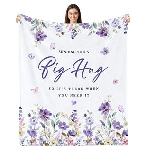 Big Warm Hug Flannel Blanket <b>Throw</b> Blanket Nap Blanket Cozy Warm Super Soft <b>for</b> Bedroom Living Room Custom Print OEM ODM - Product Image 2