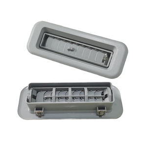 Ventilation AC avec horloge Panneau de ventilation avant Tableau de bord Sortie 5567002340 pour Toyota Corolla 2009-2013 - Product Image 4