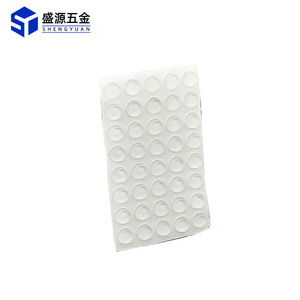 Shengyuan Self-adhesive Anti-collision Rubber Granules Transparent Natural Rubber Household Cabinet Door Silent Pads - Product Image 4