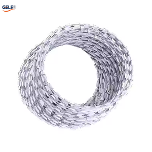 ม้วนรั้วลวดหนามเส้นเดียวชุบสังกะสี - Product Image 1