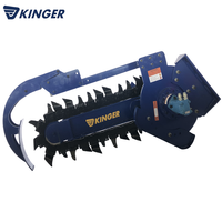 KINGER cadena zanjadora cadena hidráulica zanjadora/para tractor para excavadora