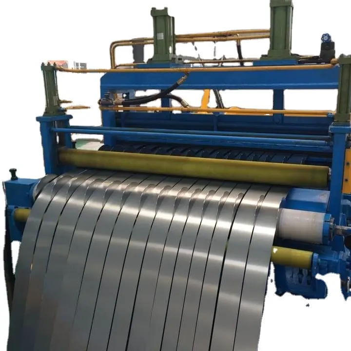 Çelik bobin dilme makinesi Metal dilme makinesi için yüksek hızlı otomatik metal sac çelik bobin dilme hattı dilme makinesi
