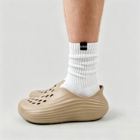 Chaussettes épaisses pour le sport et le quotidien – Spandex/Nylon/Coton, respirantes, résistantes aux déchirures, absorbant la transpiration, avec semelle haute