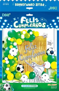 Ballons à thème football, décoration pour enfants, garçon, chiffres, ballon de football, fournitures de fête sportive, ballon - Product Image 2