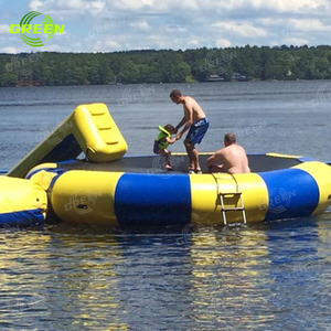 Trampoline d'eau flottant gonflable pour <span class=keywords><strong>piscine</strong></span> de plage jouer pour usage résidentiel et scolaire toboggan flottant équipement de toboggan aquatique - Product Image 5