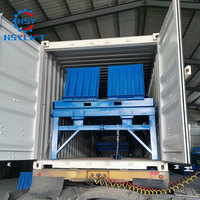 Plateforme élévatrice mobile hydraulique pliable pour le chargement et le déchargement de conteneurs