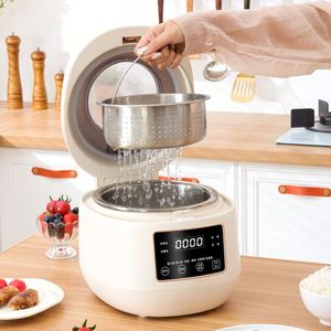 Cuisinière à riz électrique 3L 500W pour usage domestique et commercial avec cuve intérieure en acier inoxydable - Product Image 4