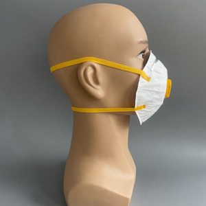 <span class=keywords><strong>Tissu</strong></span> non tissé Double valve respiratoire pince-nez réglable haute qualité jetable <span class=keywords><strong>FFP2</strong></span> KN95 <span class=keywords><strong>masque</strong></span> certifié CE 4 couches - Product Image 5