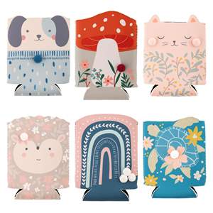 Manchon de canette personnalisé pour <span class=keywords><strong>Starbucks</strong></span> Bière Soda Isolé Néoprène Can Cover Pom Pom Personnalisé Pliable Can Cooler - Product Image 3