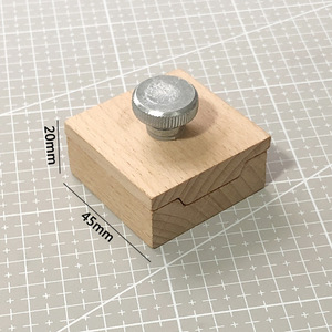 Bloc de ponçage en bois carré, coin biseauté, bloc de ponçage naturel fait à la main, outil de polissage de bord en cuir, bricolage, artisanat du cuir - Product Image 6