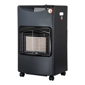 Wholesale indoor portable cabinet 3 burner gas heater infrared heating mobile gas room heater with CE ROHS ISO