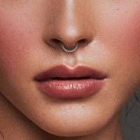 Grosir Cincin Hidung Titanium F136 Custom, Anting, Septum, Pasokan Langsung Pabrik, Perhiasan Tindik Tubuh
