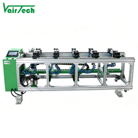 Machine de poinçonnage CNC à cinq cylindres, machine de production de grilles d'aération, ligne de production automatique CNC à positionnement haute efficacité